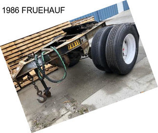 1986 FRUEHAUF