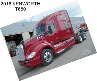 2016 KENWORTH T680