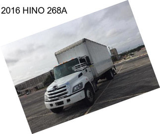 2016 HINO 268A