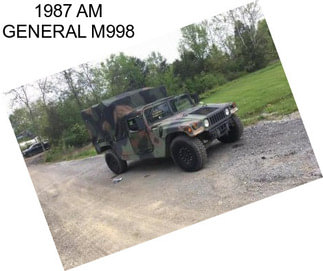 1987 AM GENERAL M998