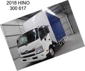 2018 HINO 300 617