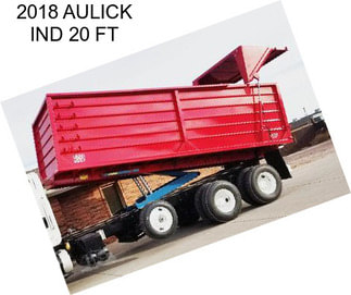 2018 AULICK IND 20 FT