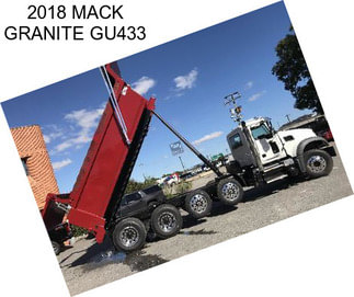 2018 MACK GRANITE GU433