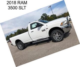 2018 RAM 3500 SLT