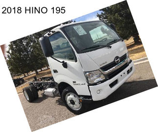 2018 HINO 195