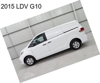 2015 LDV G10