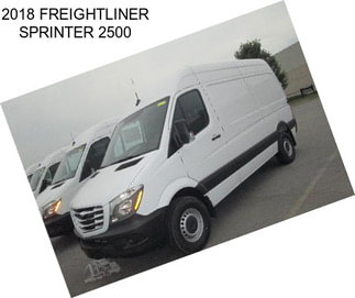 2018 FREIGHTLINER SPRINTER 2500