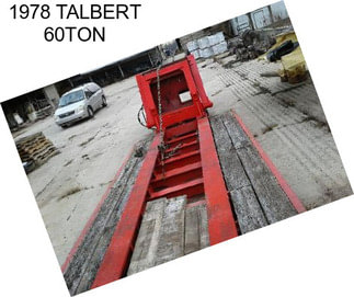 1978 TALBERT 60TON