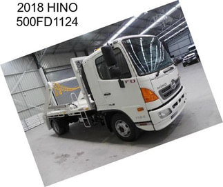 2018 HINO 500FD1124