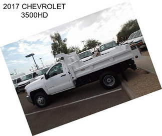 2017 CHEVROLET 3500HD