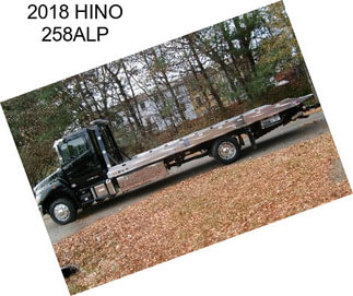 2018 HINO 258ALP