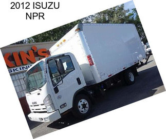 2012 ISUZU NPR