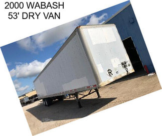 2000 WABASH 53\' DRY VAN