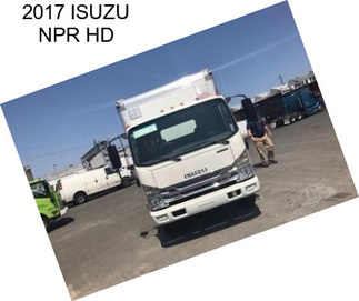 2017 ISUZU NPR HD