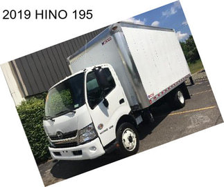 2019 HINO 195