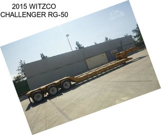 2015 WITZCO CHALLENGER RG-50