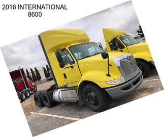 2016 INTERNATIONAL 8600