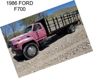 1986 FORD F700