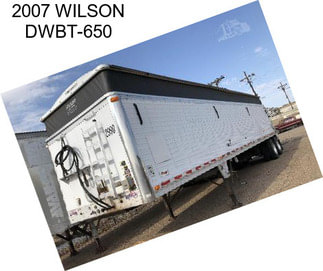 2007 WILSON DWBT-650