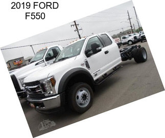 2019 FORD F550