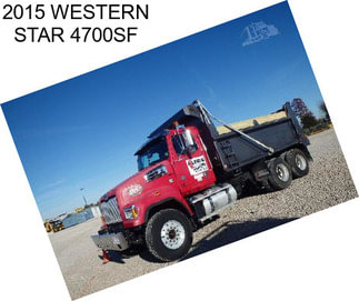 2015 WESTERN STAR 4700SF