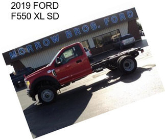 2019 FORD F550 XL SD