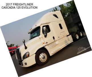 2017 FREIGHTLINER CASCADIA 125 EVOLUTION