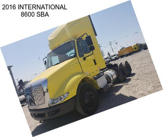 2016 INTERNATIONAL 8600 SBA