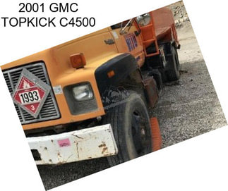 2001 GMC TOPKICK C4500