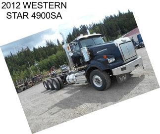 2012 WESTERN STAR 4900SA