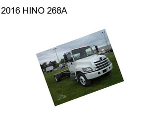 2016 HINO 268A