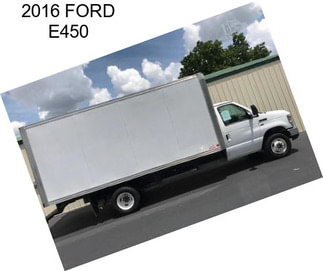 2016 FORD E450