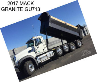 2017 MACK GRANITE GU713