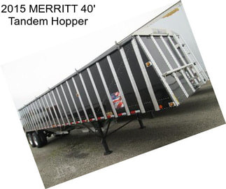 2015 MERRITT 40\' Tandem Hopper