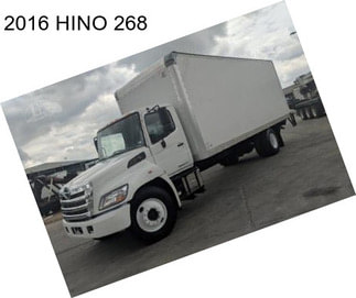 2016 HINO 268