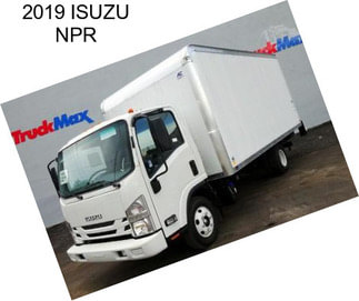 2019 ISUZU NPR