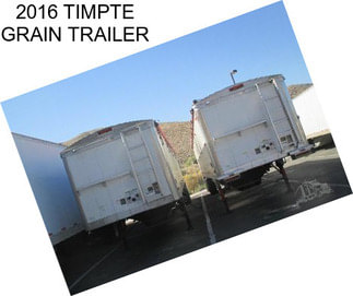 2016 TIMPTE GRAIN TRAILER