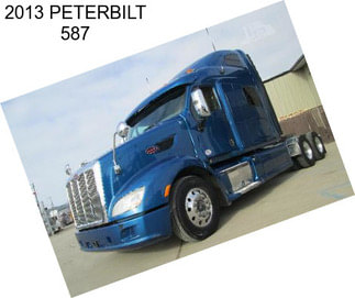 2013 PETERBILT 587