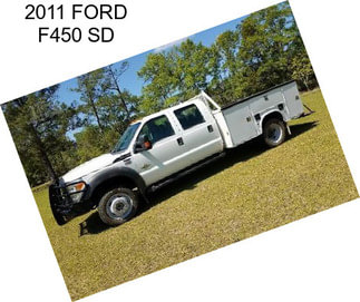 2011 FORD F450 SD