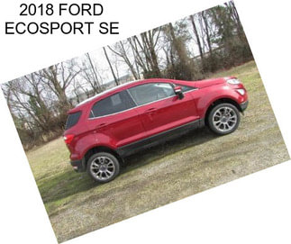 2018 FORD ECOSPORT SE