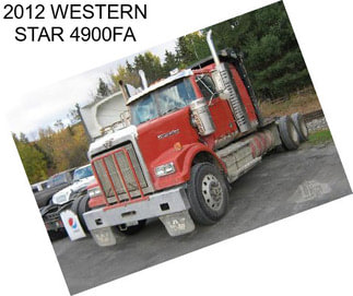 2012 WESTERN STAR 4900FA
