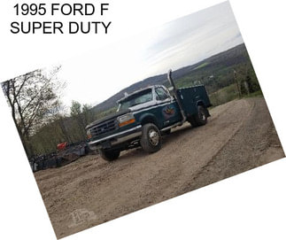 1995 FORD F SUPER DUTY