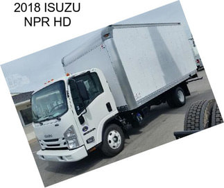 2018 ISUZU NPR HD