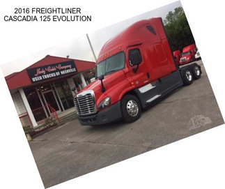 2016 FREIGHTLINER CASCADIA 125 EVOLUTION