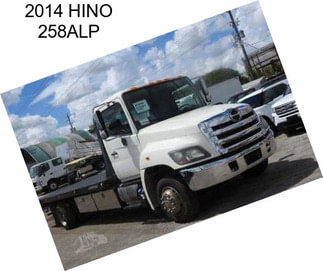 2014 HINO 258ALP