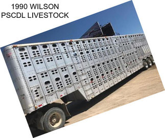 1990 WILSON PSCDL LIVESTOCK