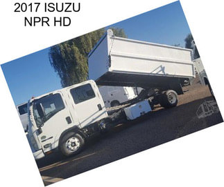 2017 ISUZU NPR HD