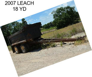 2007 LEACH 18 YD