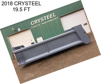 2018 CRYSTEEL 19.5 FT