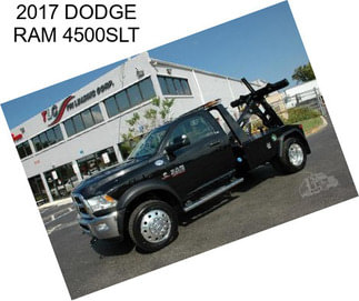 2017 DODGE RAM 4500SLT